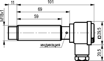 Габариты ISN ET42A-02G-8-L